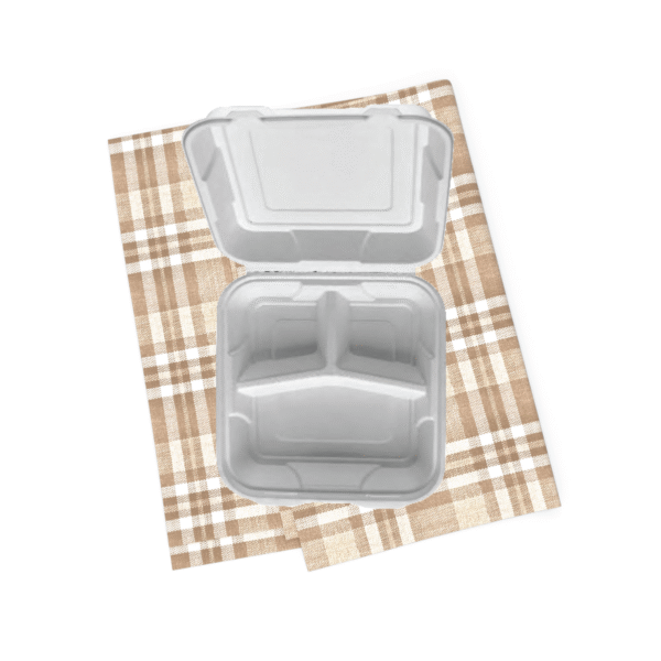 9" x 9" 3CP Clamshell